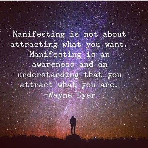 Manifesting what You Are