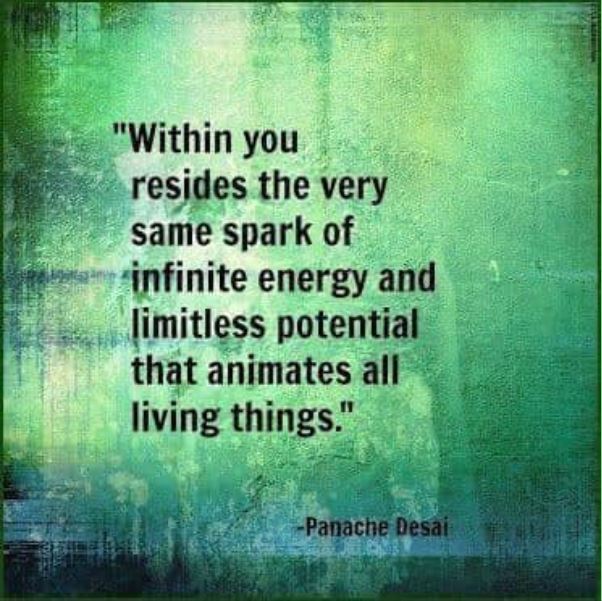 Spark of Infinite Energy Within All Things